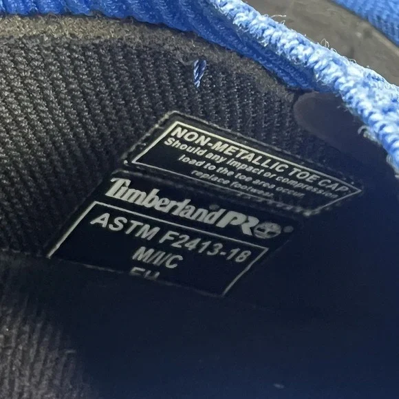 Timberland PRO Radius Men's 10 Slip-On Safety Toe Knit Work Shoes Composite Toe - Picture 14 of 16